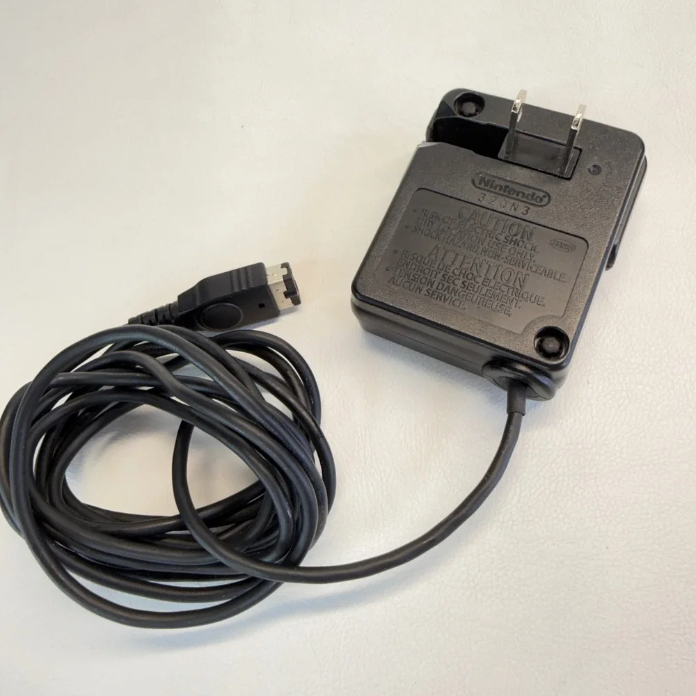 Nintendo Game Boy Advance SP AC Adapter Charger AGS-002 OEM Black